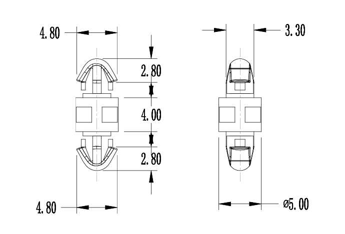 PCB Standoff 4.8-4